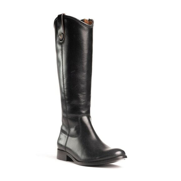 NWT Frye Melissa Black Knee Hight Riding Boot 6 - Picture 3 of 8